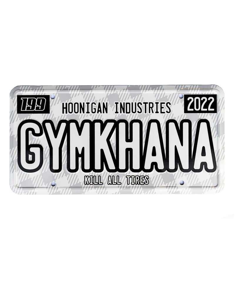Gymkhana 199 Metal License Plate