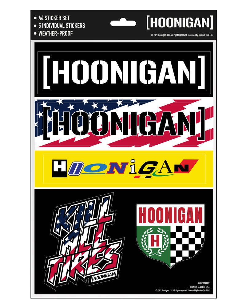 HNGN A4 Sticker Set (Set A)