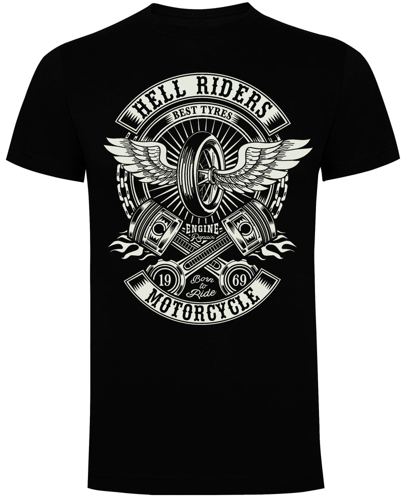 Hell Riders Winged T-Shirt