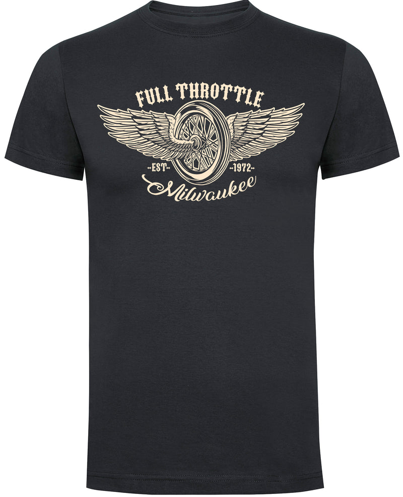 Milwaukee Full Throttle T-Shirt (Charcoal)