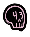 Skull 43 KBxTAxHNGN Sticker